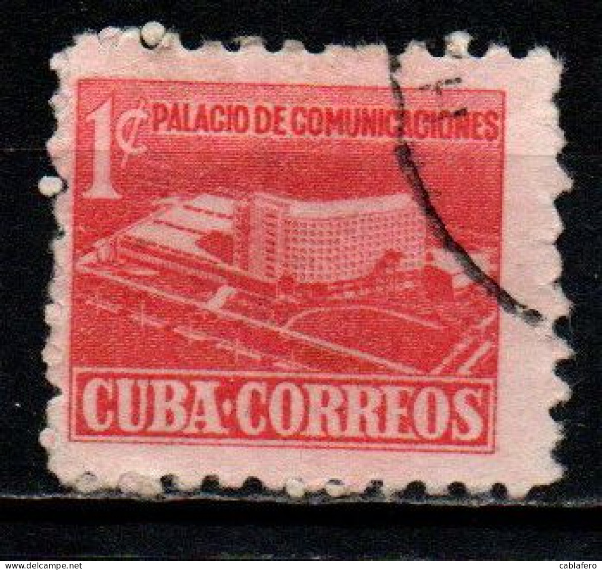 CUBA - 1957 - Building - USATO - Impuestos