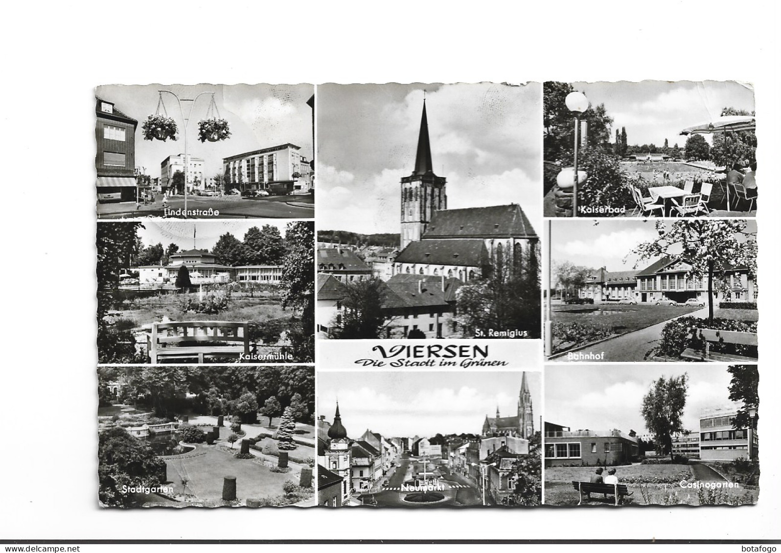 CPA  PHOTO VIERSEN  MULTIVUES  (voir Timbres) - Viersen