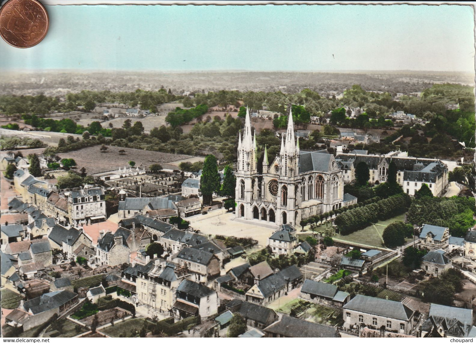 53 - Carte Postale Semi Moderne De  PONTMAIN      Vue Aérienne - Pontmain