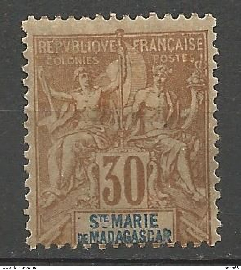 Sainte-Marie De MADAGASCAR N° 9 NEUF*  CHARNIERE  / Hinge  / MH - Neufs