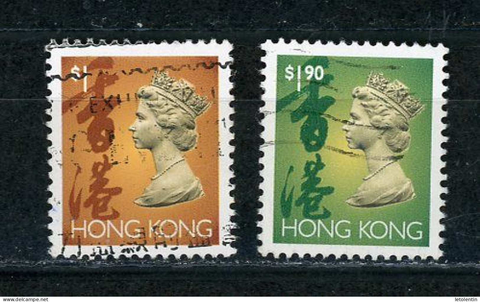 HONG KONG (GB) - ELISABETH II - N° Yt 689+729 Obli. - Gebruikt