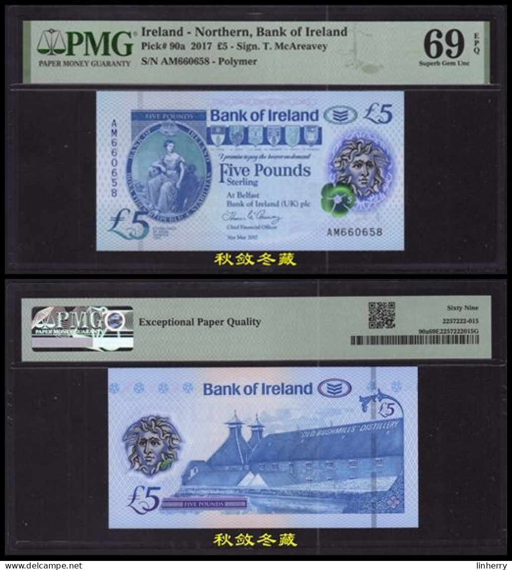 North Ireland, Bank Of Ireland £5, (2019), Polymer, PMG69 - 5 Pounds