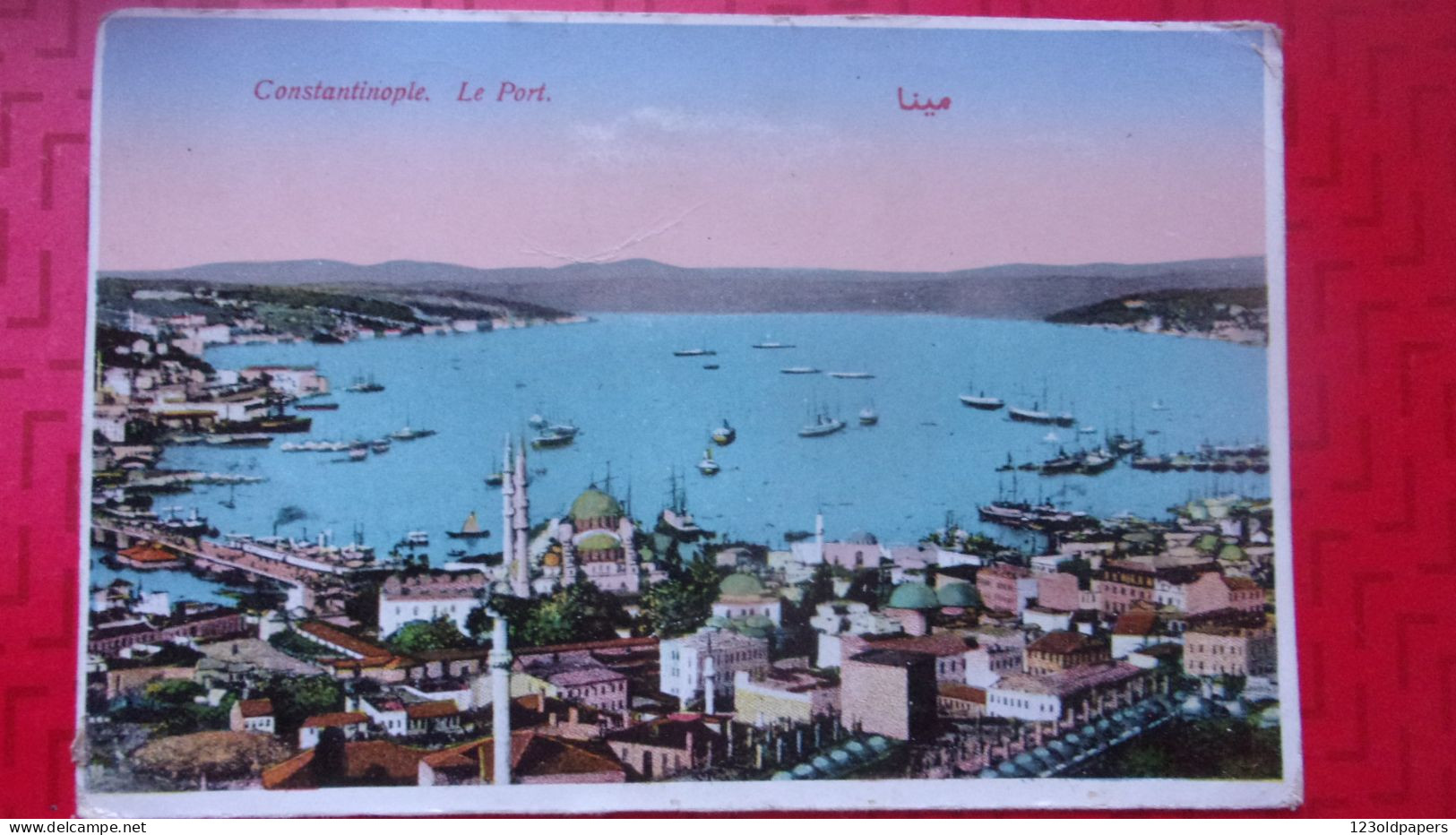 TURQUIE TURKEY ISTANBUL CONSTANTINOPLE  LE PORT 1920 - Turquie