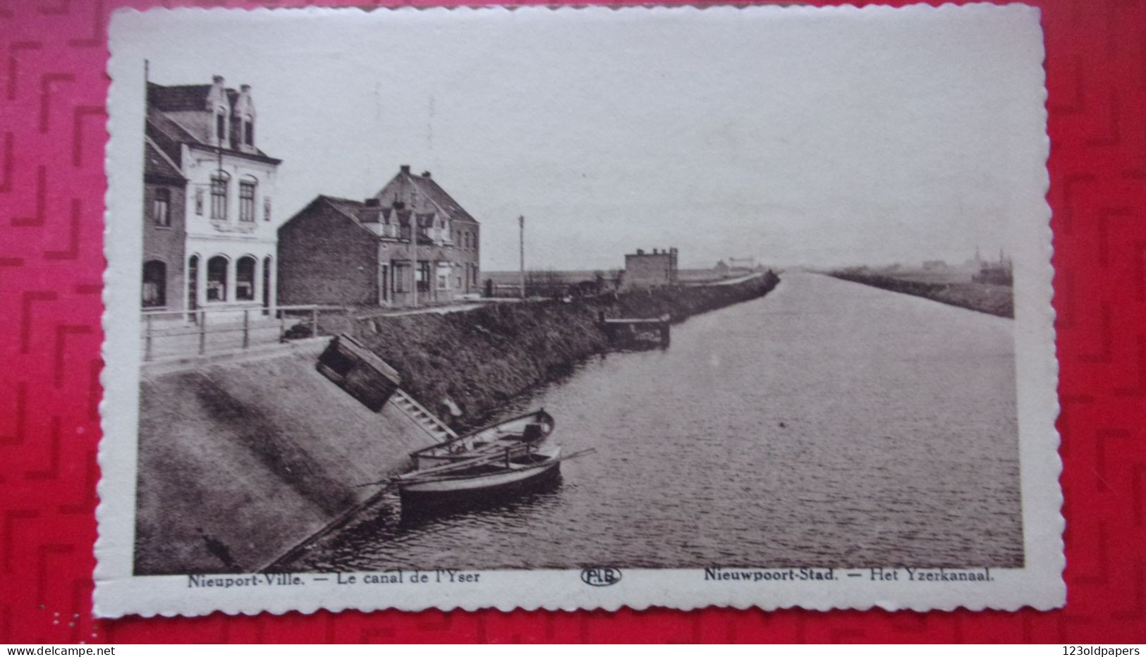 BELGIQUE Nieuwpoort, Nieuport  1935 Canal De L'Yser - Nieuwpoort