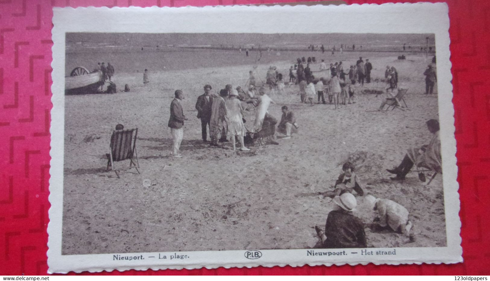 BELGIQUE Nieuwpoort, Nieuport  1935  LA PLAGE - Nieuwpoort