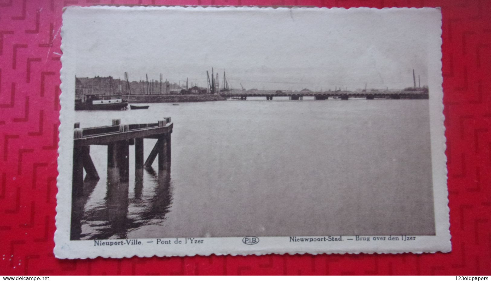 BELGIQUE Nieuwpoort, Nieuport  1935  PONT DE L YSER - Nieuwpoort