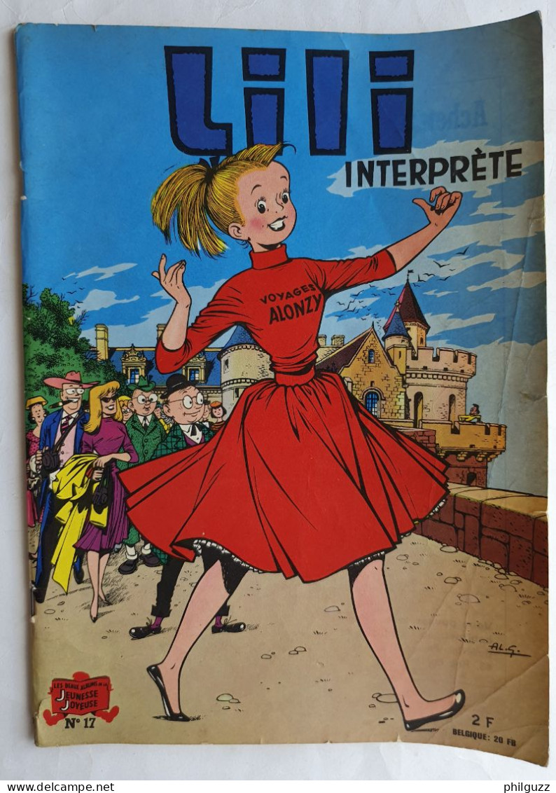 BD ESPIEGLE LILI 17 - INTERPRETE -   EDITION SPE JEUNESSE JOYEUSE 3T1971 - Lili L'Espiègle