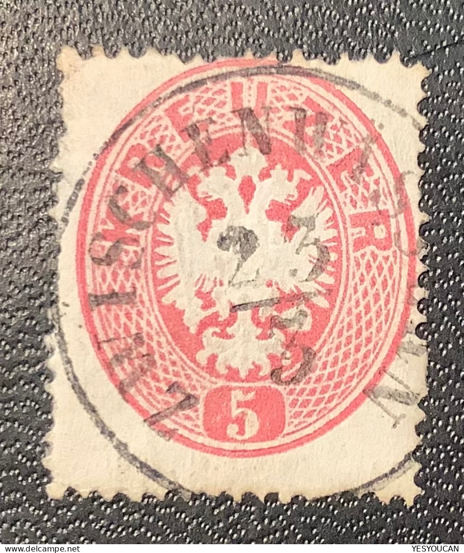 ZWISCHENWÄSSERN (Medvode Krain Slowenien) Auf Österreich 1863 5 Kr (Austria Slovenia Autriche Slovenie - Gebruikt