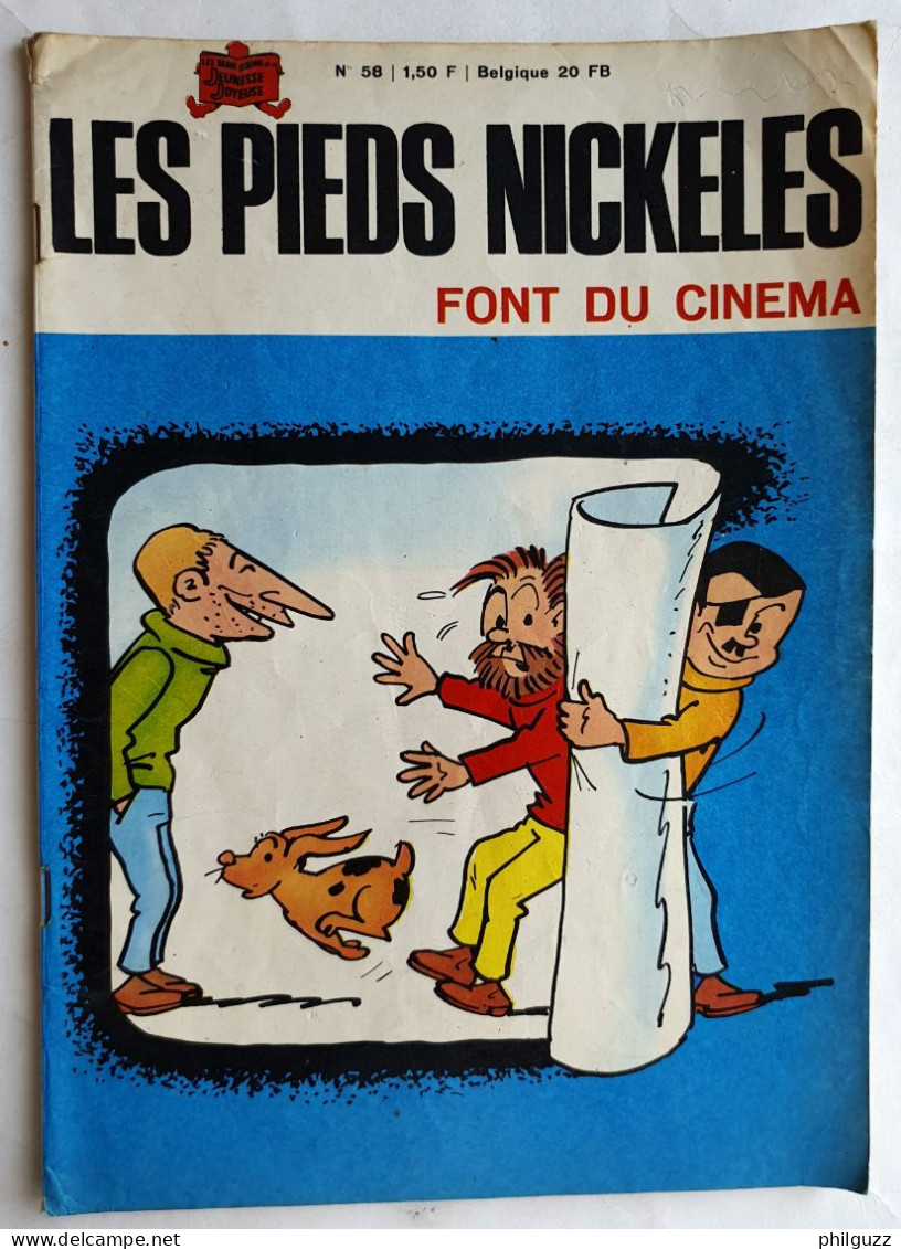 BD LES PIEDS NICKELES 58 FONT DU CINEMA  - SPE - PELLOS (2) - Pieds Nickelés, Les