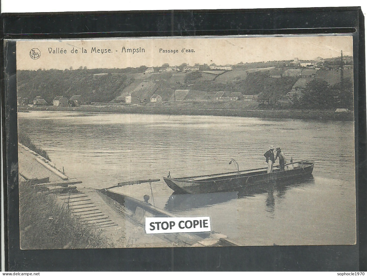 07-2023 -VER20/55 - BELGIQUE - LIEGE - AMAY - Vallée De La Meuse - Ampsin - Passage D'eau - Amay