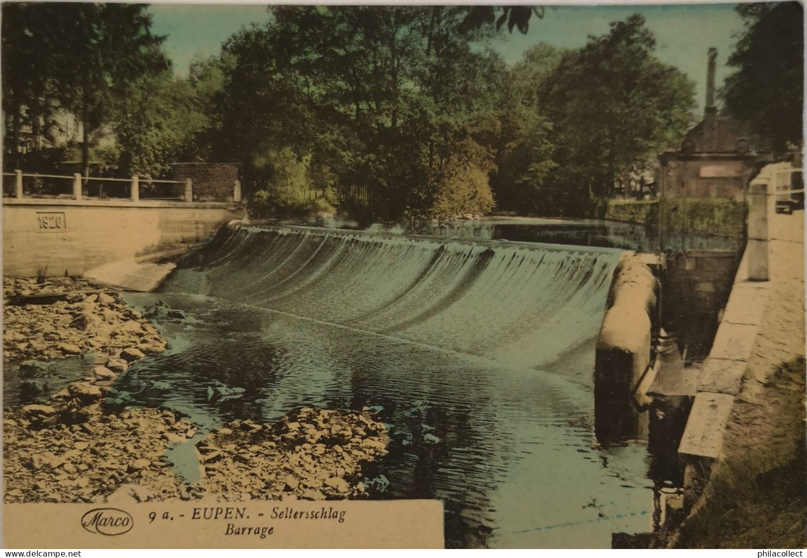 Eupen // Seltersschlag Barrage (color) 1926 Marcovici - Eupen