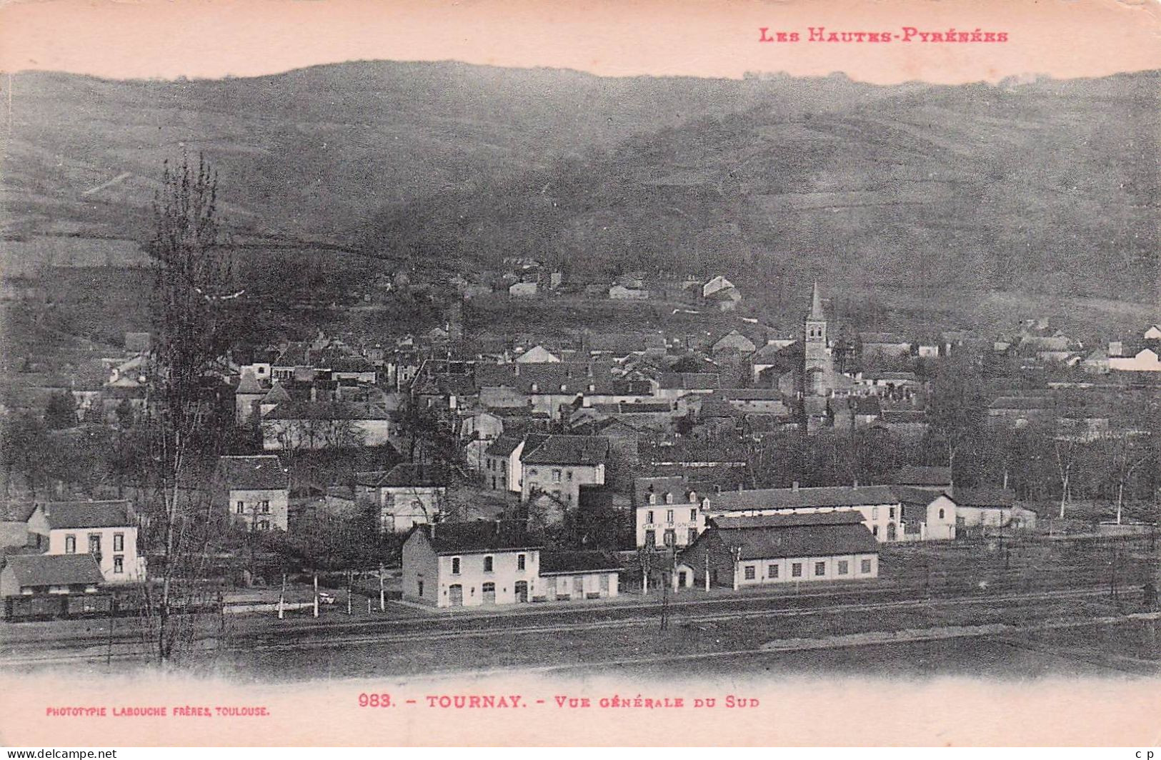 Tournay -  Vue Generale Du Sud - La Gare -   CPA °J - Tournay