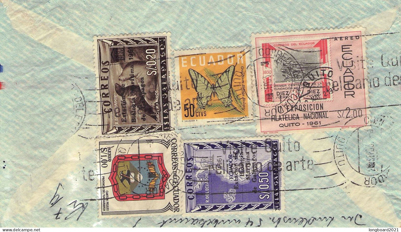 ECUADOR - AIRMAIL 1963 QUITO > PFORZHEIM/DE / *431 - Equateur