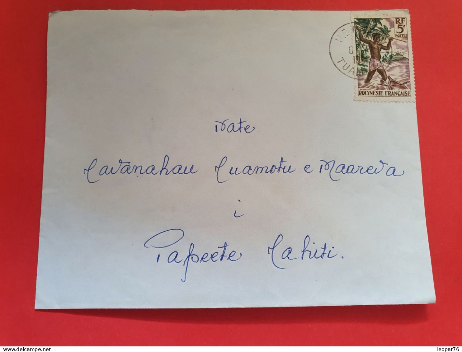 Polynésie - Enveloppe Pour Papeete - Réf 1595 - Storia Postale