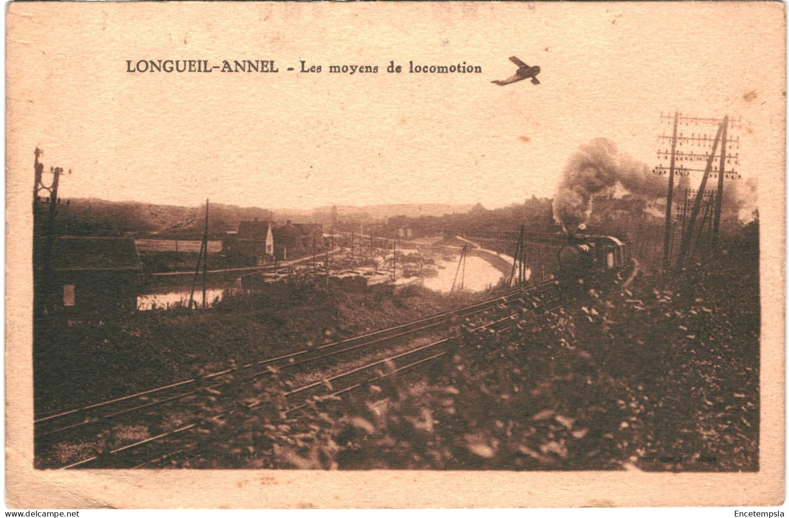 CPA Carte Postale France  Longueil-Annel  Les Moyens De Locomotion 1937 VM69052 - Longueil Annel