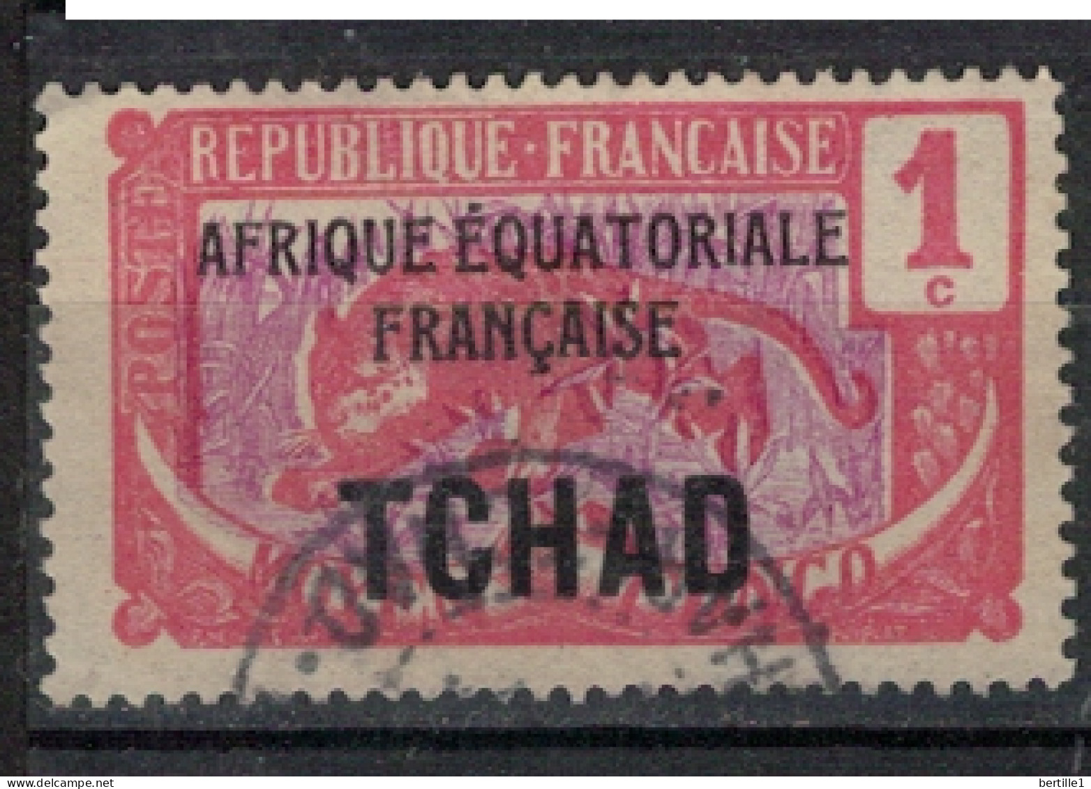 TCHAD              N°  YVERT   1 OBLITERE    ( OB 11/ 25 ) - Used Stamps