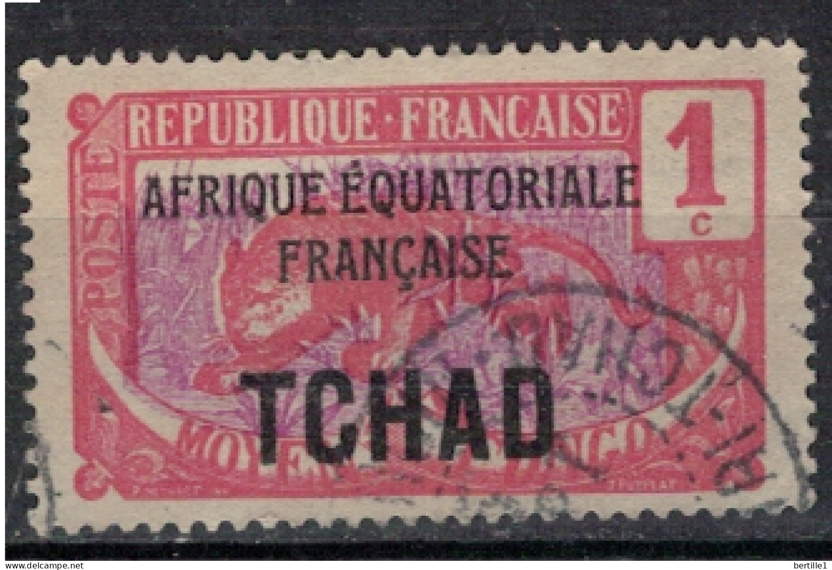 TCHAD              N°  YVERT   1 ( 1 ) OBLITERE    ( OB 11/ 25 ) - Used Stamps