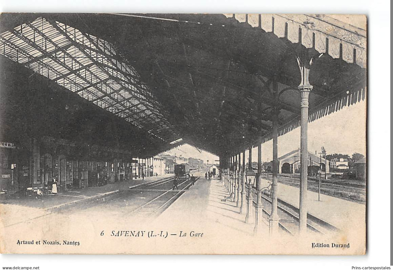 CPA 44 Savenay La Gare Et Le Train - Savenay