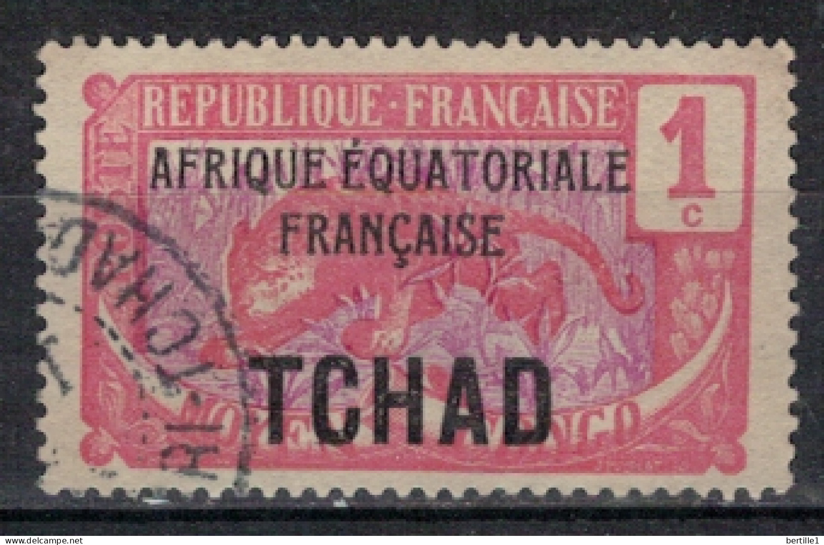 TCHAD              N°  YVERT   1 ( 9 ) OBLITERE    ( OB 11/ 25 ) - Used Stamps