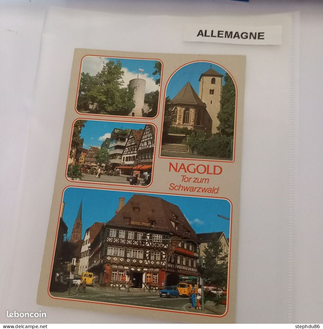 ALLEMAGNE * Carte Postale NAGOLD Livraison Offerte - Nagold