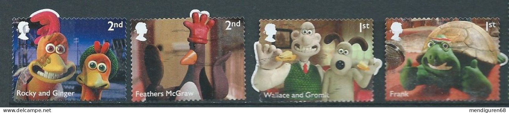 GROSSBRITANNIEN GRANDE BRETAGNE GB 2022 AARDMAN CLASSICS SET 4V USED SG 4723-6 MI 5056-9 YT 5447-50 SN 4284-7 - Oblitérés