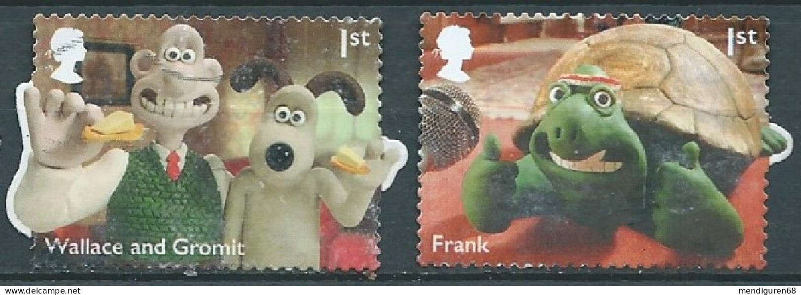 GROSSBRITANNIEN GRANDE BRETAGNE GB 2022 AARDMAN CLASSICS SET 2V USED SG 4725-6 MI 5058-9 YT 5449-50 SN 4286-7 - Gebruikt