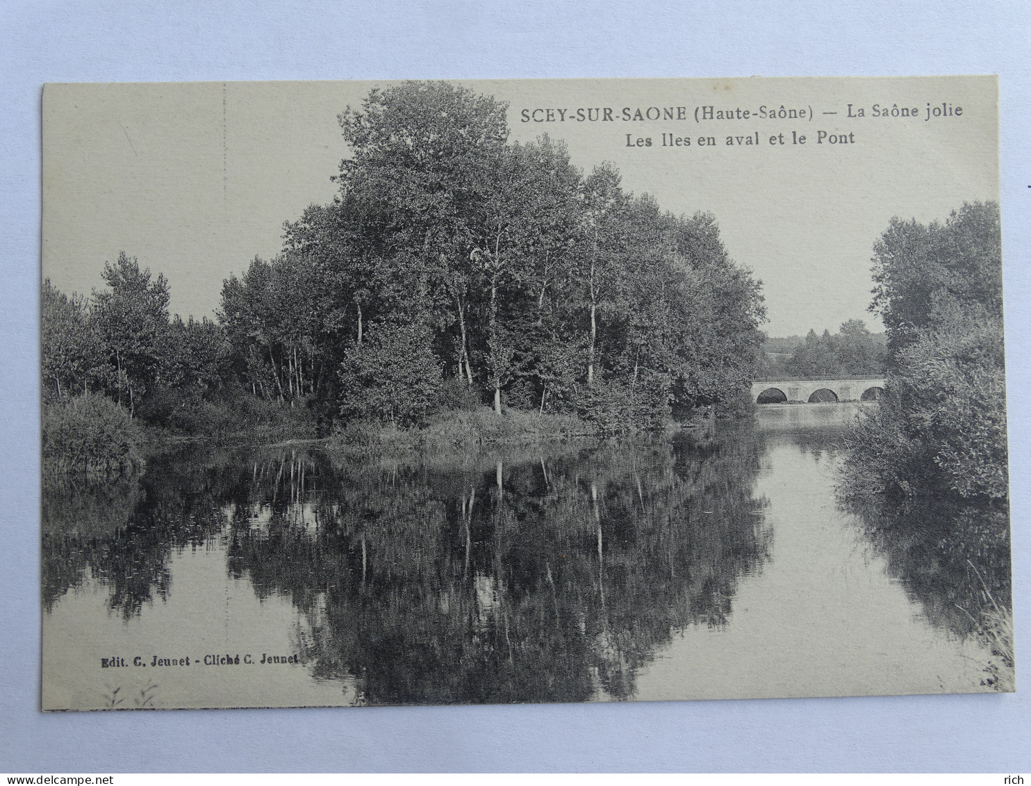 CPA 70 Haute Saône - SCEY Sur Saone - La Saône Jolie - Les Iles En Aval Et Le Pont - Scey-sur-Saône-et-Saint-Albin