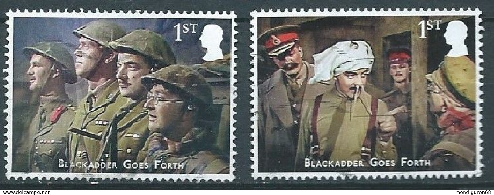 GROSSBRITANNIEN GRANDE BRETAGNE GB 2023 BLACKADDER SET 2V USED SG 5023-4 MI 5192-3 YT 5583-4 SN 4369-70 - Used Stamps