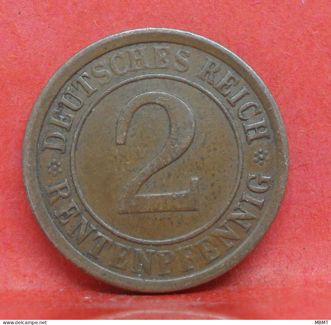 2 Rentenpfennig 1924 A - TTB - Pièce Monnaie Allemagne - Article N°1308 - 2 Renten- & 2 Reichspfennig