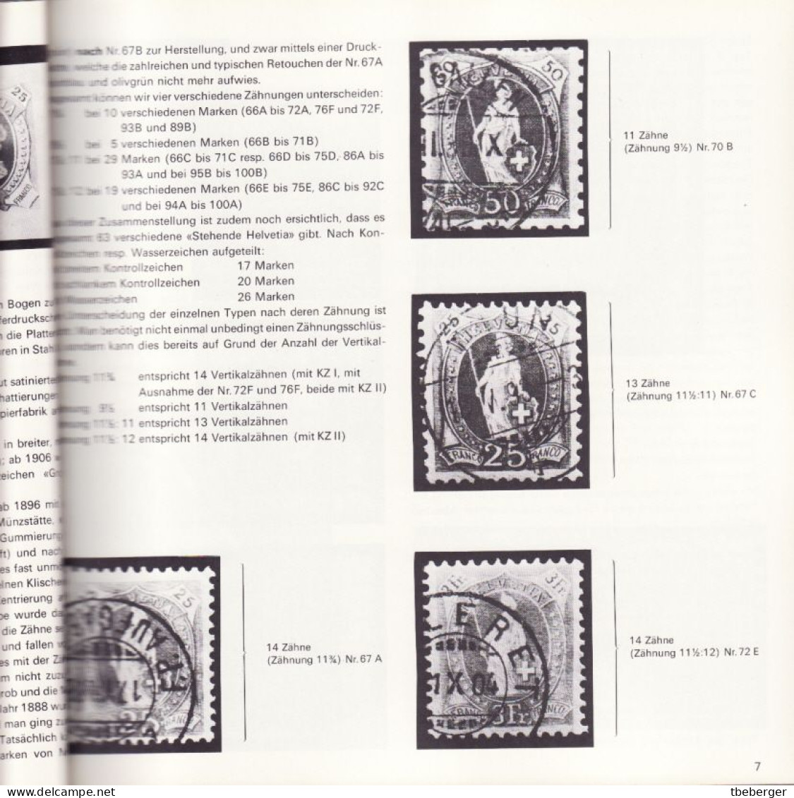 Schweiz Stehende: Stocker, Hans, Stehende Helvetia, 1967, 88 Seiten - Filatelie En Postgeschiedenis