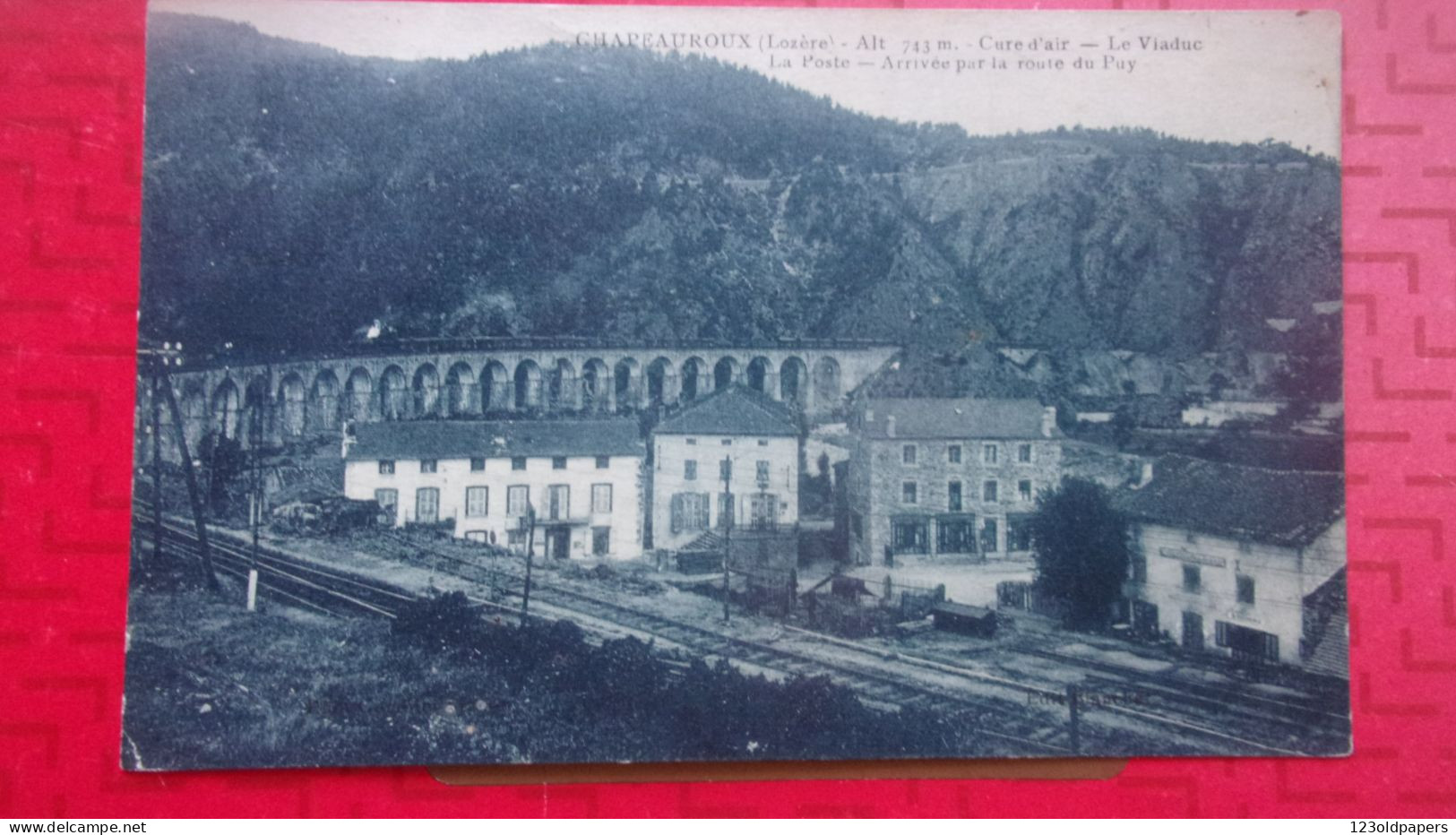 48 CHAPEAUROUX VIADUC POSTE ARRIVEE PAR ROUTE DU PUY - Sonstige & Ohne Zuordnung