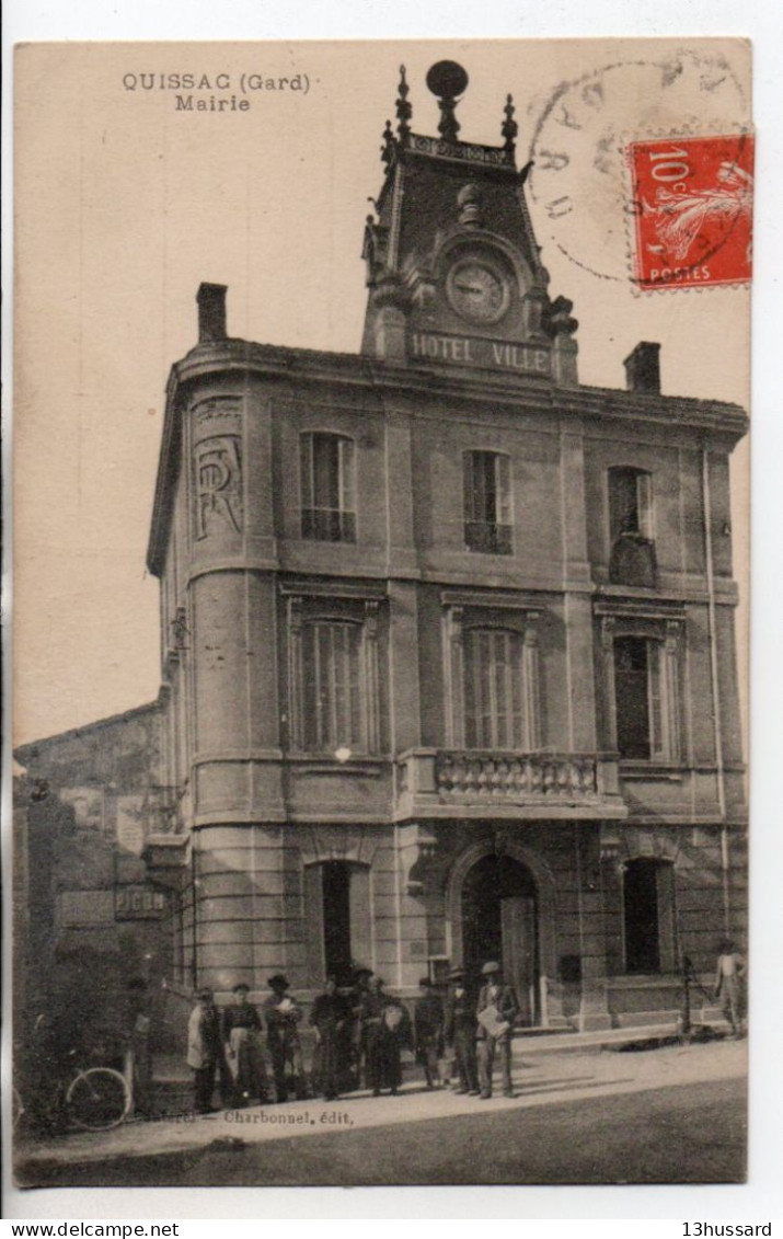 Carte Postale Ancienne Quissac - Mairie - Quissac
