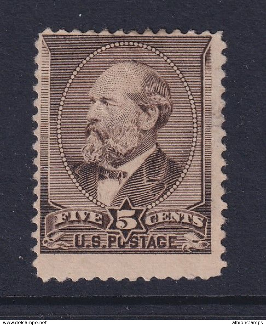 USA, Scott 205, MHR (heavy), Small Thin - Unused Stamps