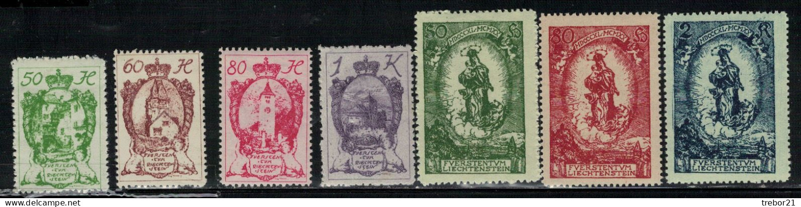 LIECHTENSTEIN - N° Yvert 25/30+32/35/40/42+T1/9 - Cote 13,80 € - Collections