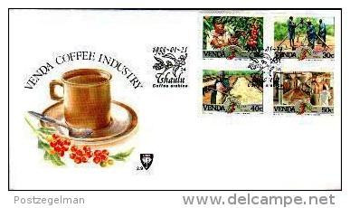 VENDA, 1988, Coffee Industry,  Mint First Day Cover,  2.9 - Venda