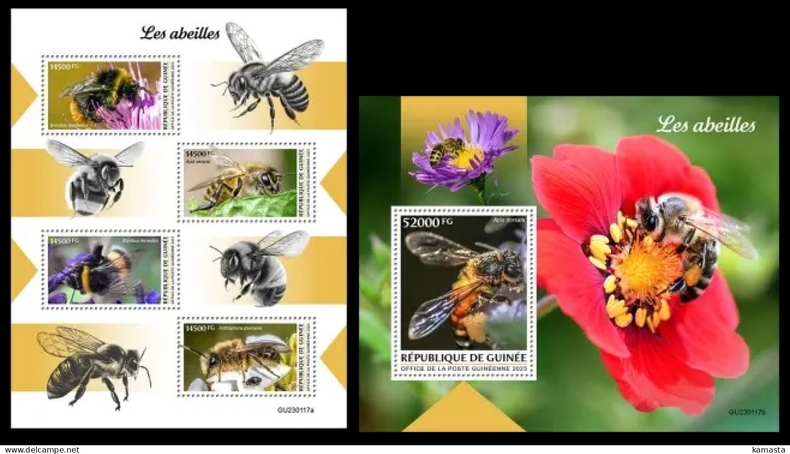 Guinea  2023 Bees. (117) OFFICIAL ISSUE - Abeilles