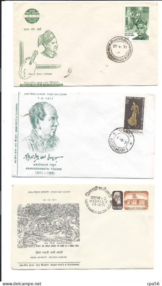 INDIA - 45 FDC