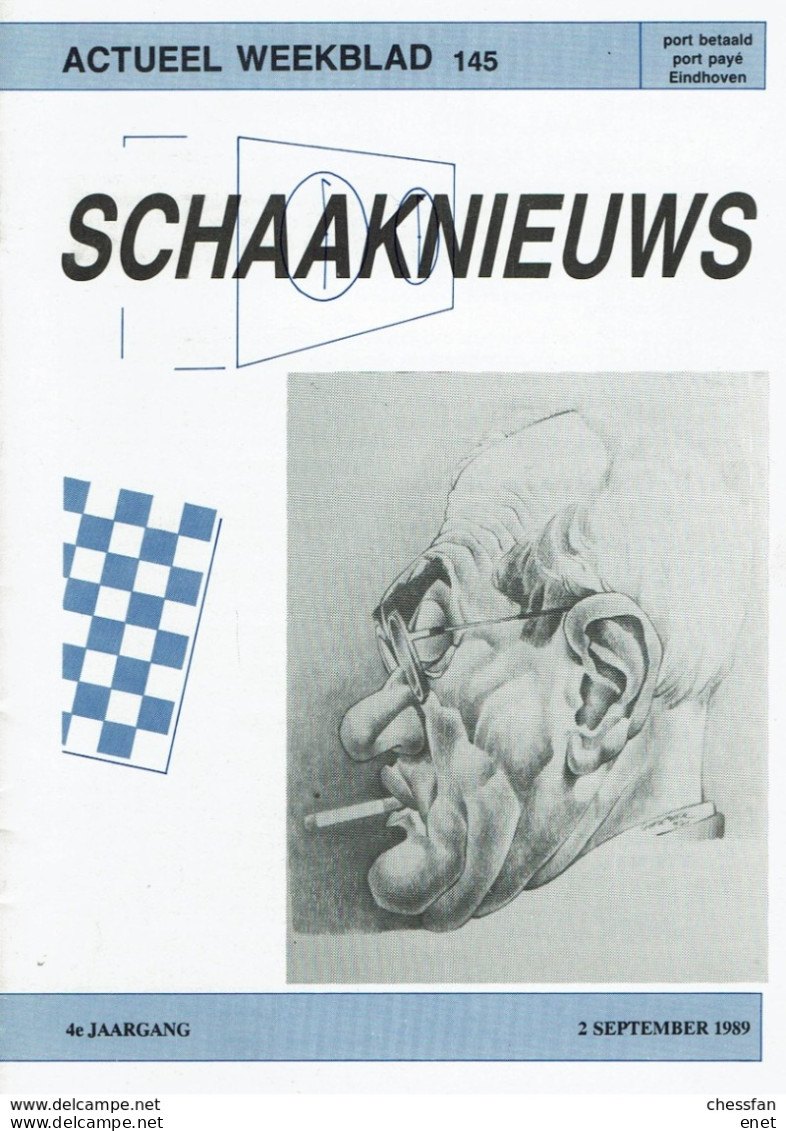Schach Chess Ajedrez échecs - Schaaknieuws - Nr 145 / 1989 - Otros & Sin Clasificación