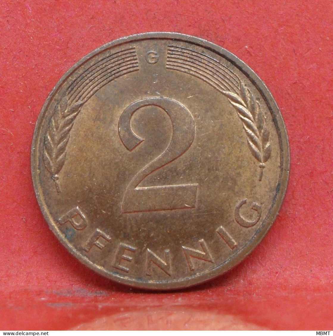 2 Pfennig 1990 G - TTB  - Pièce Monnaie Allemagne - Article N°1420 - 2 Pfennig