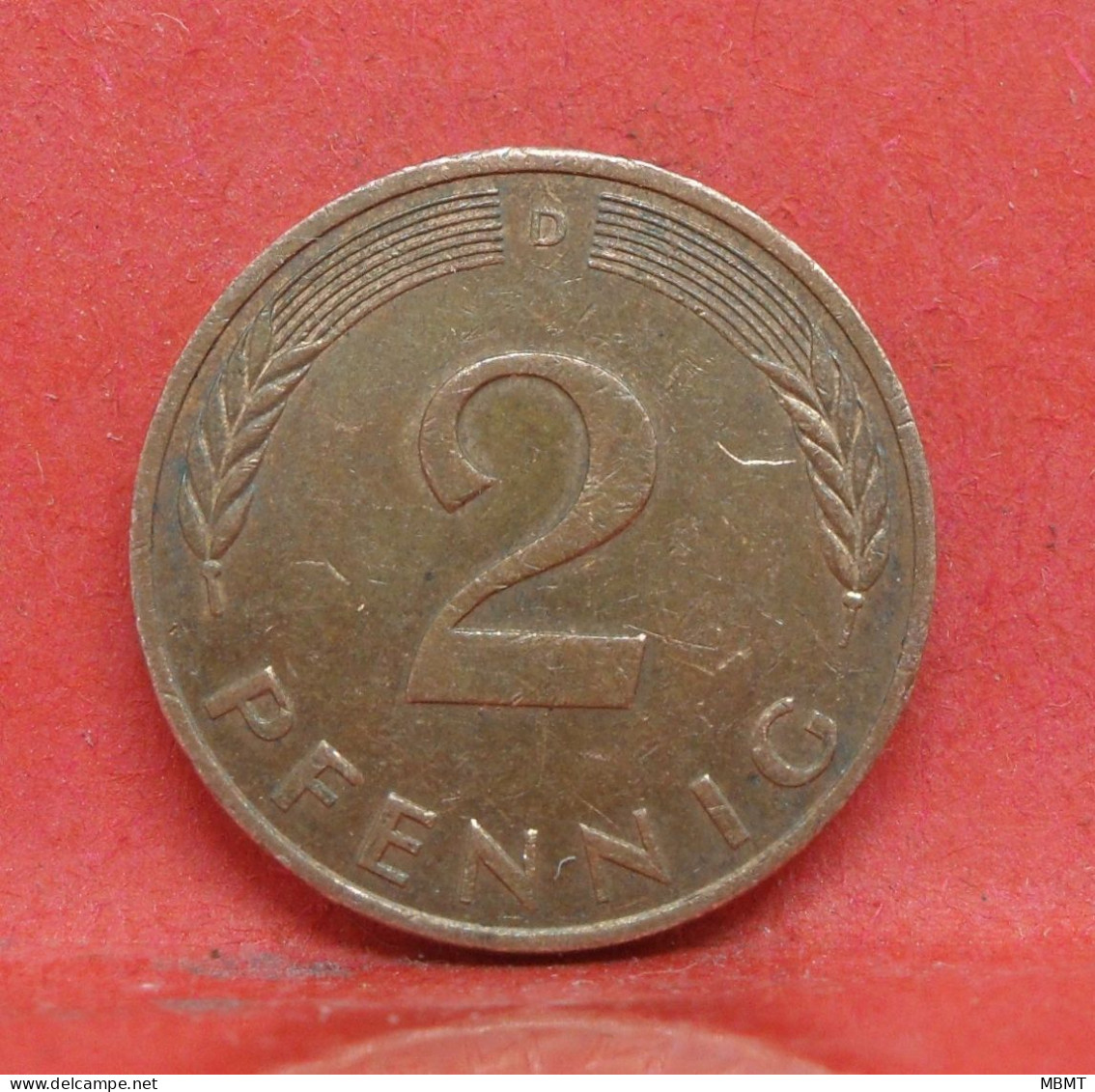 2 Pfennig 1991 D - TTB  - Pièce Monnaie Allemagne - Article N°1423 - 2 Pfennig