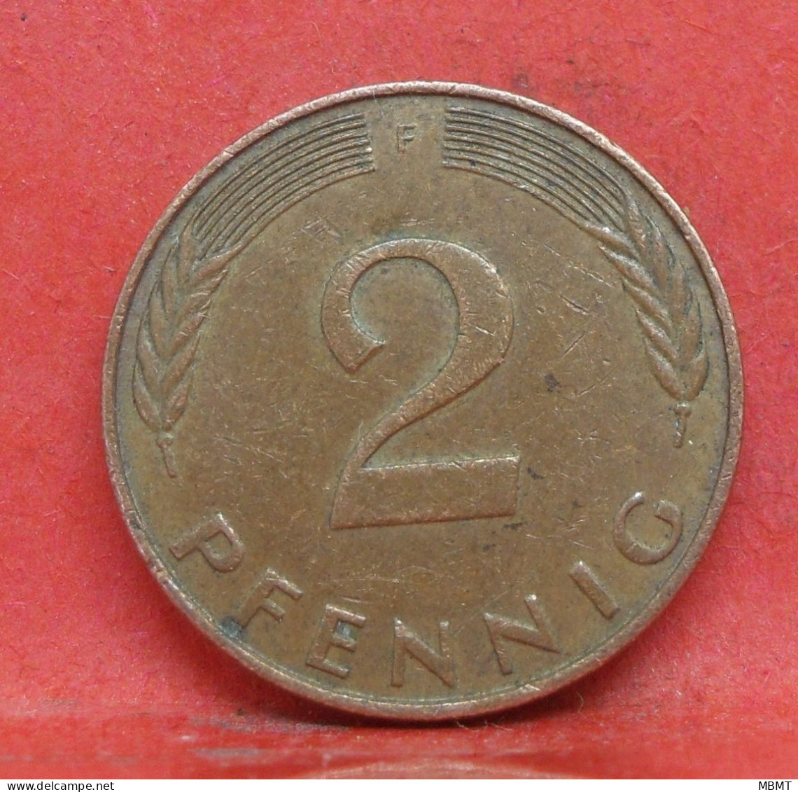 2 Pfennig 1991 F - TTB  - Pièce Monnaie Allemagne - Article N°1424 - 2 Pfennig