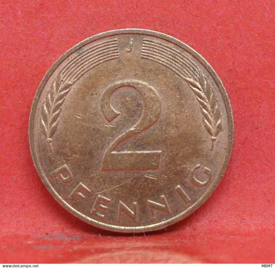 2 Pfennig 1991 J - TTB  - Pièce Monnaie Allemagne - Article N°1426 - 2 Pfennig