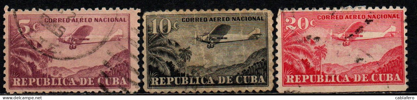CUBA - 1931 - Airplane And Coast Of Cuba - For Domestic Postage - USATI - Poste Aérienne