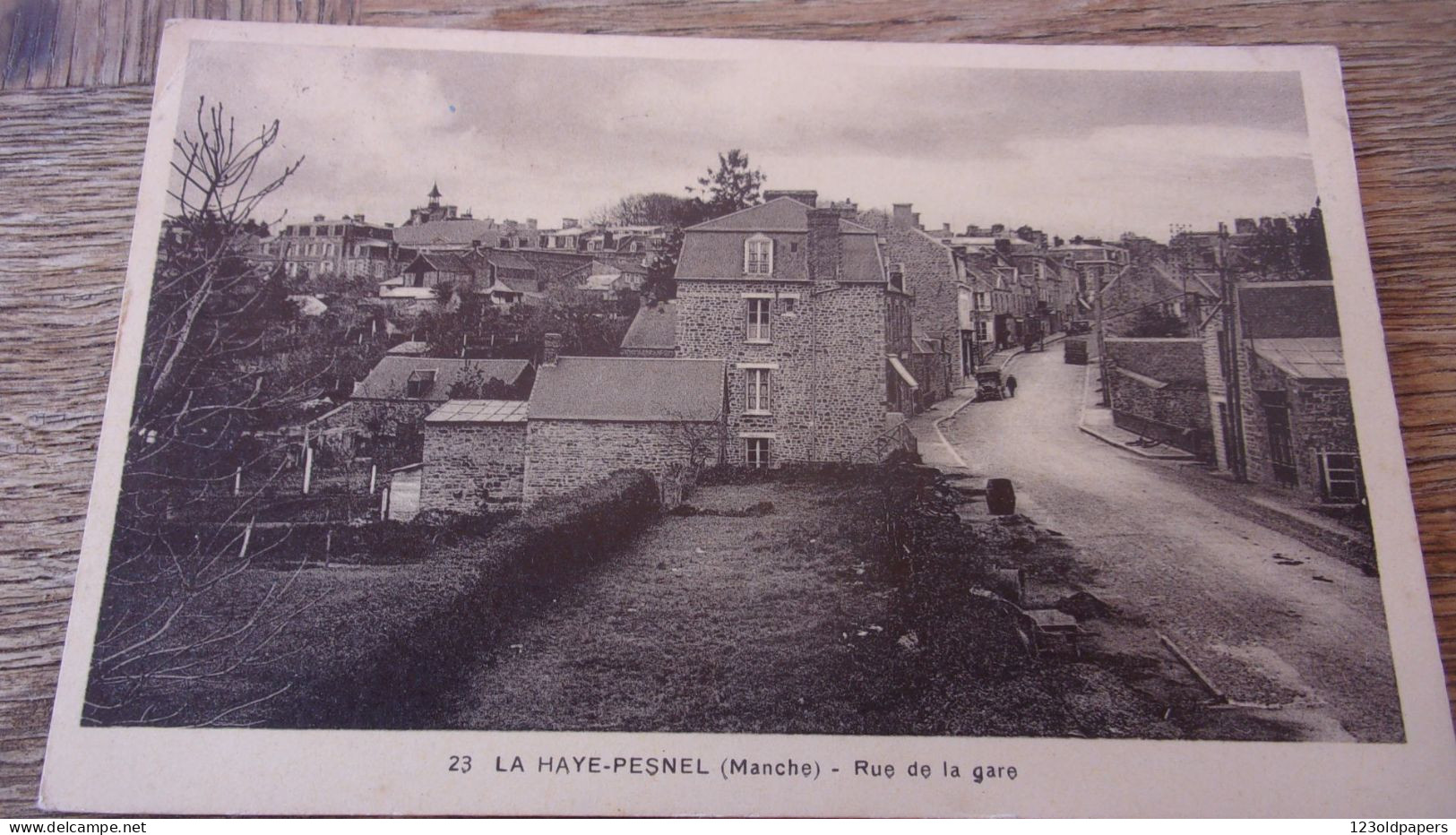 50  LA HAYE PESNEL RUE DE LA GARE  1947 - Autres & Non Classés