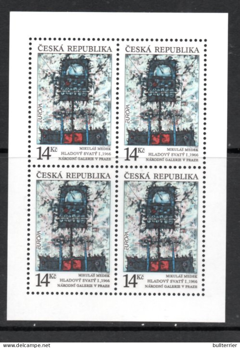 CZECH REPULIC - 1993- EUROPA SHEETLET OF 4  MINT NEVER HINGED, SG CAT £40  - Unused Stamps