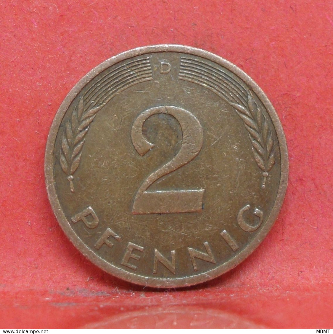 2 Pfennig 1996 D - TTB - Pièce Monnaie Allemagne - Article N°1441 - 2 Pfennig