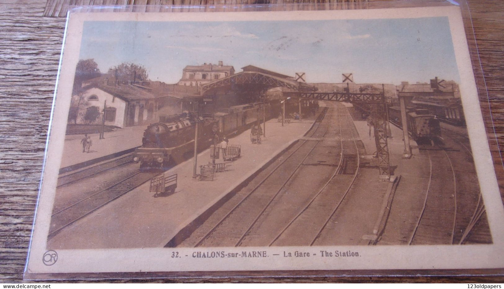 51  CHALONS LA GARE  1935 - Châlons-sur-Marne