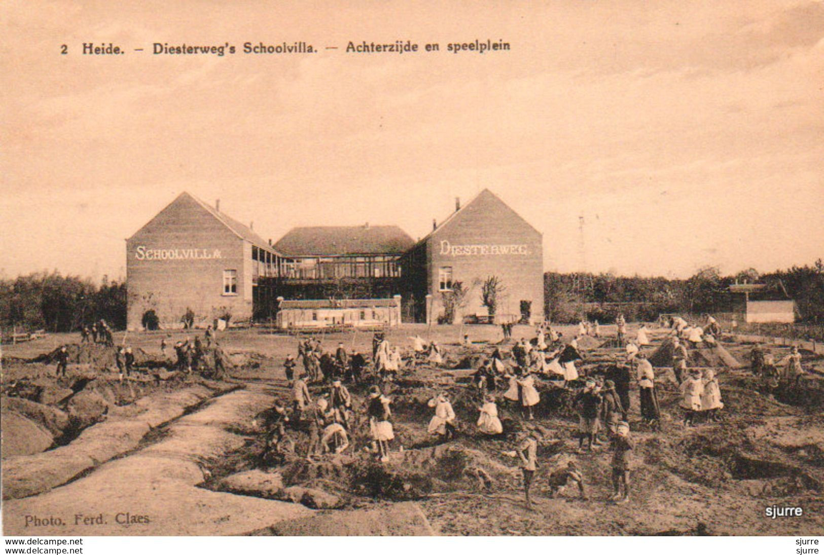 Heide / Kalmthout - Diesterweg's Schoolvilla - Achterzijde En Speelplein. - Kalmthout