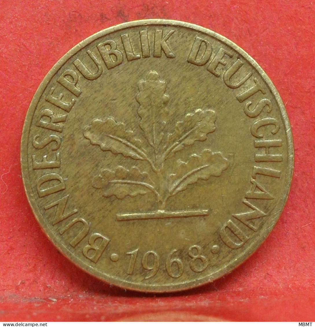 5 Pfennig 1968 D - TTB - Pièce Monnaie Allemagne - Article N°1456 - 5 Pfennig