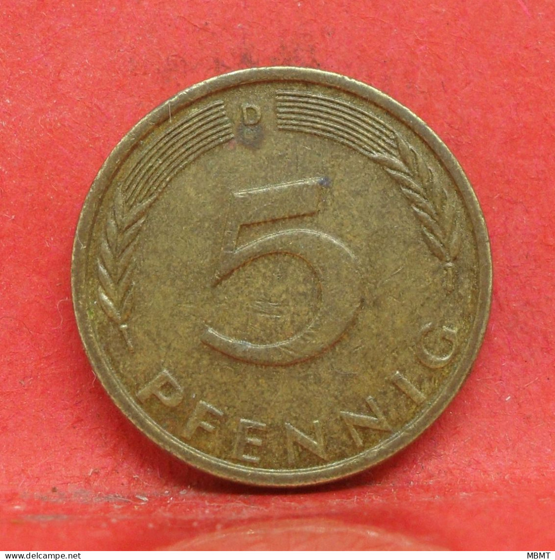 5 Pfennig 1974 D - TTB - Pièce Monnaie Allemagne - Article N°1458 - 5 Pfennig